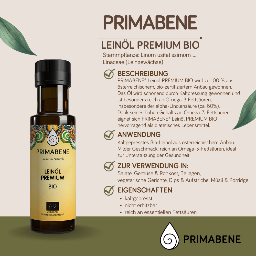 Bild von Leinöl PREMIUM Bio
